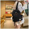 Cute Cartoon Kitten Backpack Girl's Heart Preppy Style Sweet Schoolbag Large Capacity All-matching Student Travel