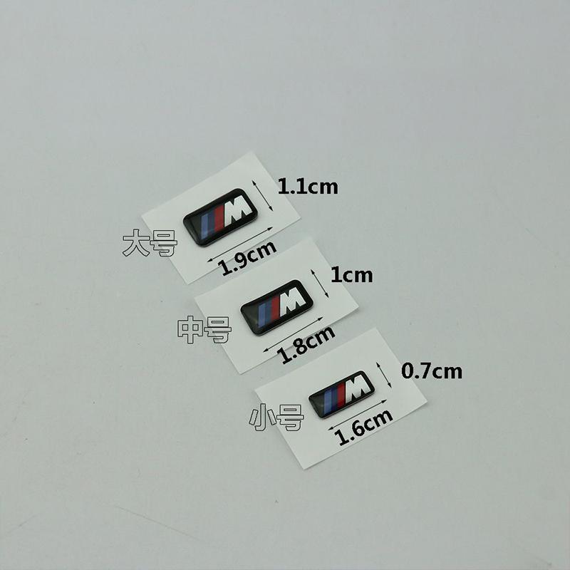 DIY Car Steering Wheel Hub Caps Center Emblem Badge Center Console Sticker For BMW M Emblem E39 E38 E90 E60 F30 F20 X1 X3 X5 X6 CUO1