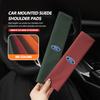 KLKR3 Suede Car Seat Belt Shoulder Guard Anti-Wear Soft Wear Resistant For Ford Focus Mk2 Mk3 Mk4 Fiesta Ranger Mondeo S-MAX Kuga