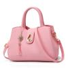 New Women's Bag, New Korean Version, Solid Color, Large-capacity Fashionable Lychee Pattern, One Shoulder Handbag, One Piece.