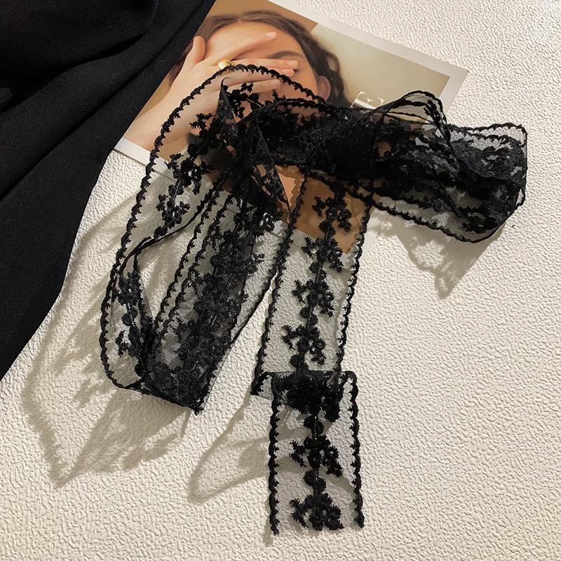 Korean Polka Dot Multifunctional Scarf Tie Hairband Accessory