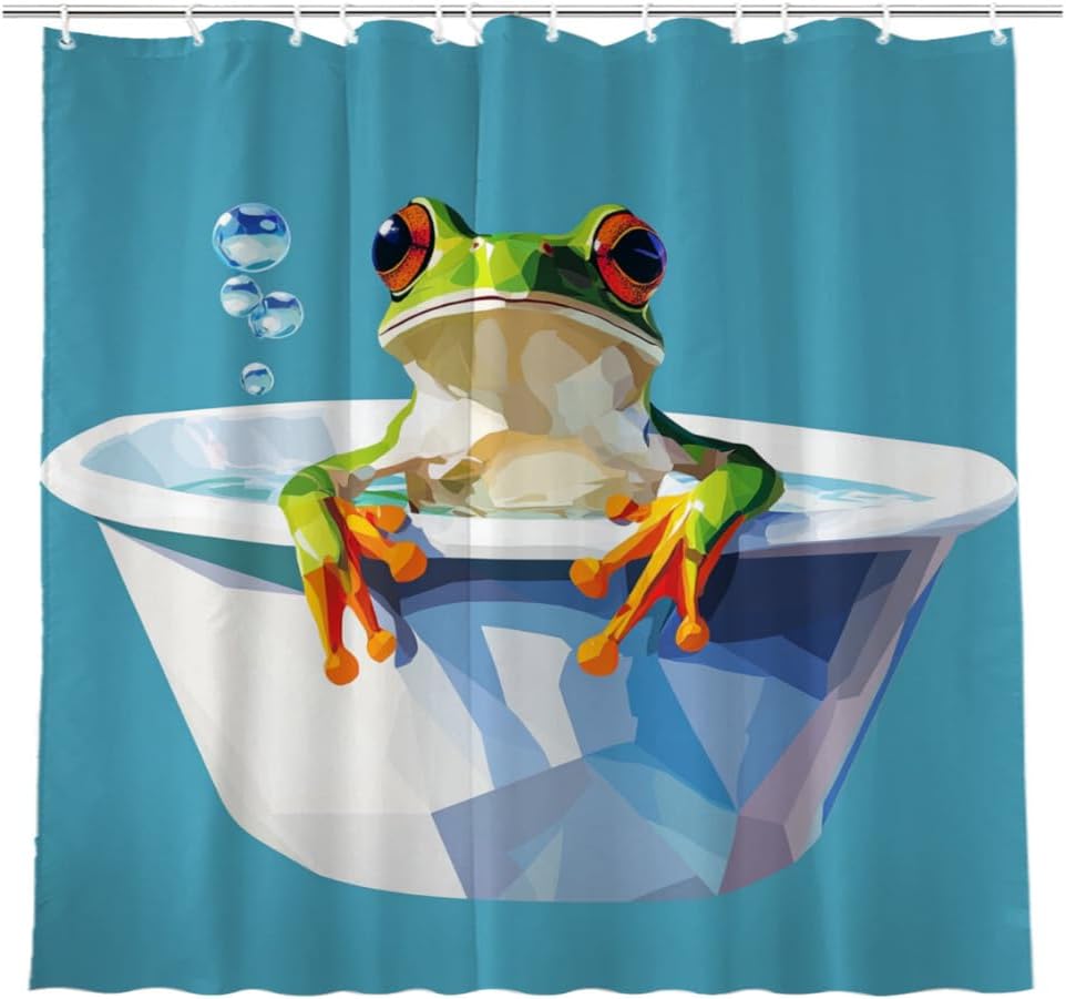 Funny Hedgehog Shower Curtain Hedgehog Bathing In Bathtub Cute Animal Puppy Pet Hilarious Shower Curtain Bathroom Set