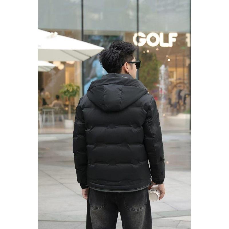 Men's winter jacket down jacket 2025 new thickened warm and cold-proof clothing boys' workwear handsome cotton clothes