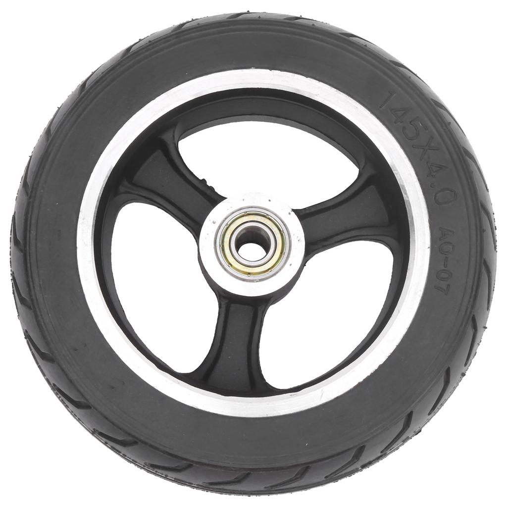 6-tums massivhjul 145x4.0 Massivt punkteringsfritt explosionssäkert hjulset för elskoter