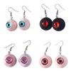 Unique Gothic Style Devil Eye Earrings Handcrafted Resin Ear Decoration Jewelry Piece Fashion Statement Gift