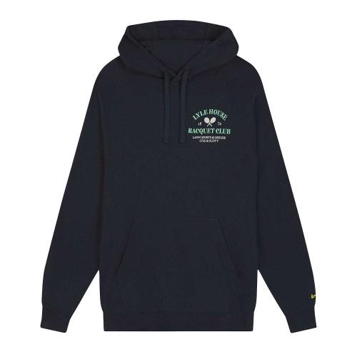 Lyle & Scott Mens Racquet Club Graphic Hoodie