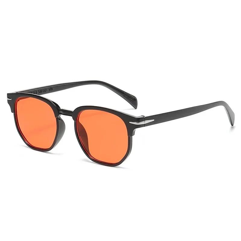 Lunettes de protection Mode Lunettes de soleil à monture large Femmes Hommes Personnalité Design de branches à chaîne Lunettes de soleil Lunettes rétro UV400