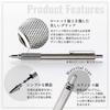 Zebra Ballpoint Pen All Metal Oil-Based F-701 0.7mm C-BA76-ZA-AZ