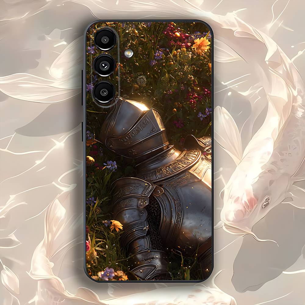 

knights Phone Case For Samsung A73,72,51,53,52,71,22,5G,Note,J7,8,9 Classic Versatile Black Soft Shell SamsungA71 5G