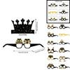 New Year Party 3d Paper Glasses Hat Photo Prop For Festive Decorations