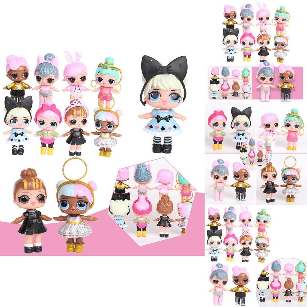Чарівні 8 шт. ляльки-фігурки Lol Surprise Іграшки Ідеально підходять для дитячих прикрас на день народження
