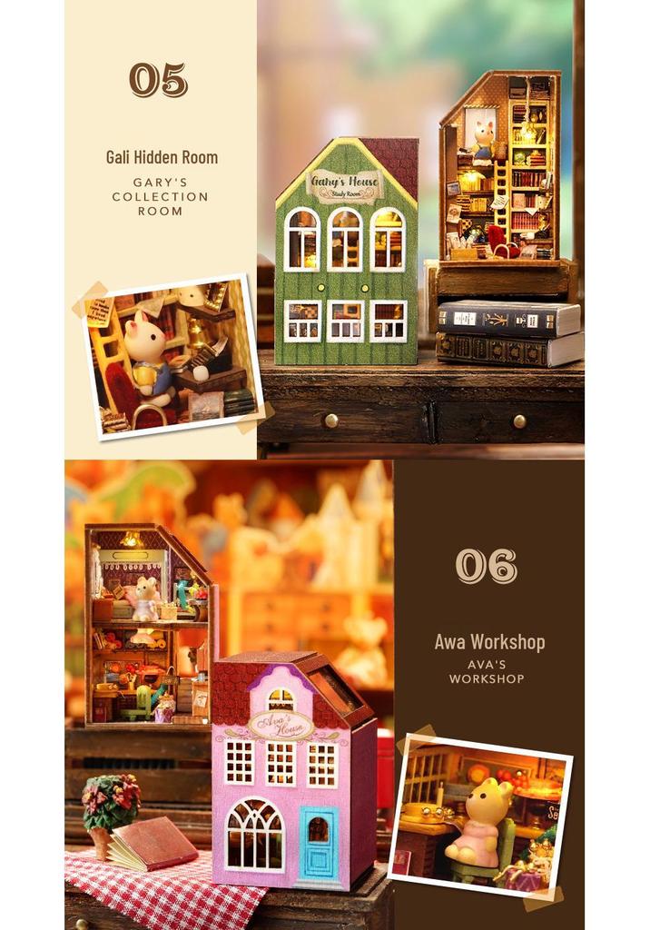 Zhi Qu Wu DIY 3D Miniature Playhouse Decoration Toy