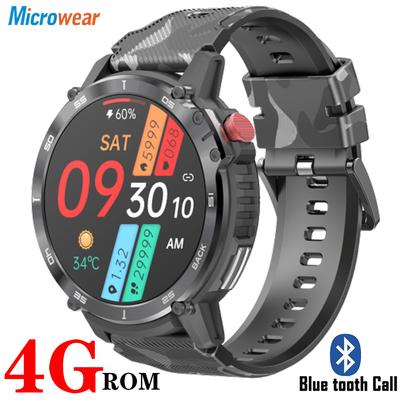 Smart Watch Men 4g Rom 1g Ram Blue Tooth Call 400mah Sports Watches Ip68 Waterproof C22 Smartwatch 1.6 Inch 400*400 Hd