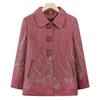 Grandma's 2024 Spring & Autumn Outerwear: Stylish Tops for Middle-Aged & Elderly Women (60-70)