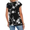 Women's Loose-Fit Fashionable Casual Retro Print T-Shirt