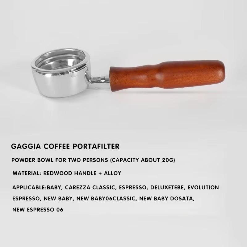 Gaggia 58mm Bottomless Portafilter For Gaggia Classic Replacement Filter Basket Naked Filter Holder Coffee Machine Accessories