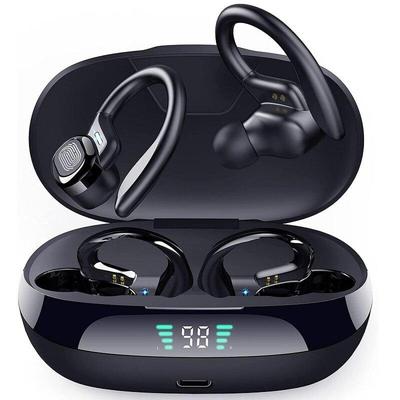 TWS 5.3 Cuffie wireless Auricolari stereo sportivi HiFi wireless impermeabili Cuffie Bluetooth con display a LED con microfono