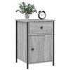 VidaXL Tables de chevet 2 pcs sonoma gris 40x42x60cm bois d'ingénierie 825910