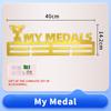 Factory Direct Custom Large Wall Hanger Metal Medal Display Rack for Bulk Medals & Awards Storage