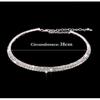 3Pcs Full Diamond Necklace Earrings Bracelets Three Piece Set Of Metal Flower Hollow Collar Bridesmaid Bride Set Female Jewelry