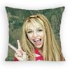 HHannah MMontana Pillow Case Sofa Living Room Bedroom Headboard Backrest Cushion Square Cushion Nap Time