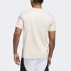 Adidas T Shirts Men's Light Pink Crew Neck Moderate Straight Fit GE4521