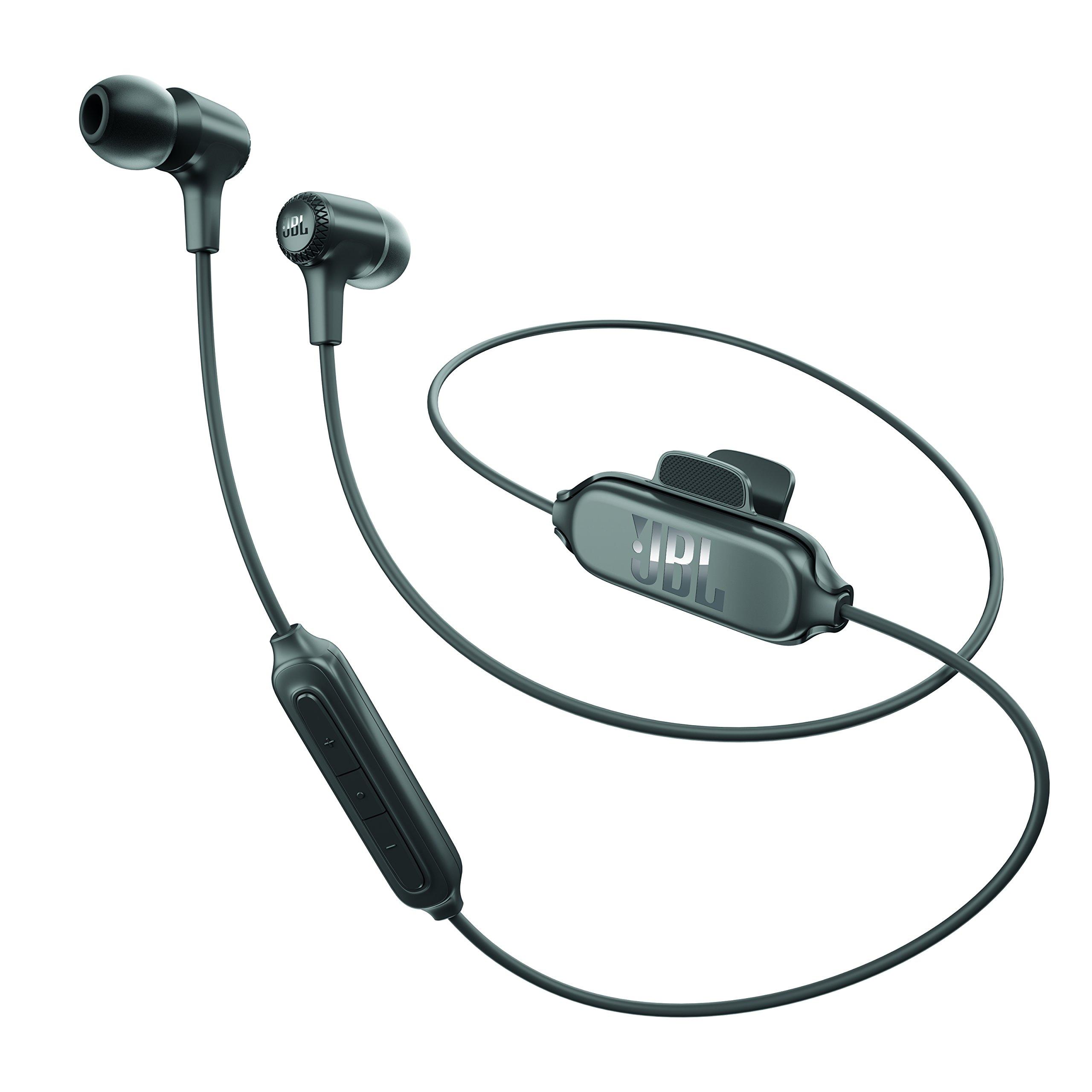

JBL E25BT Bluetooth Earphones, Multi-point compatible/Call possible, Black, JBLE25BTBLK [Official Japanese product]