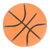 Basketball Toy Stress Relief High Elasticity Portable Rubber Play Ball for Pet Interaction Desktop Ornament Brown