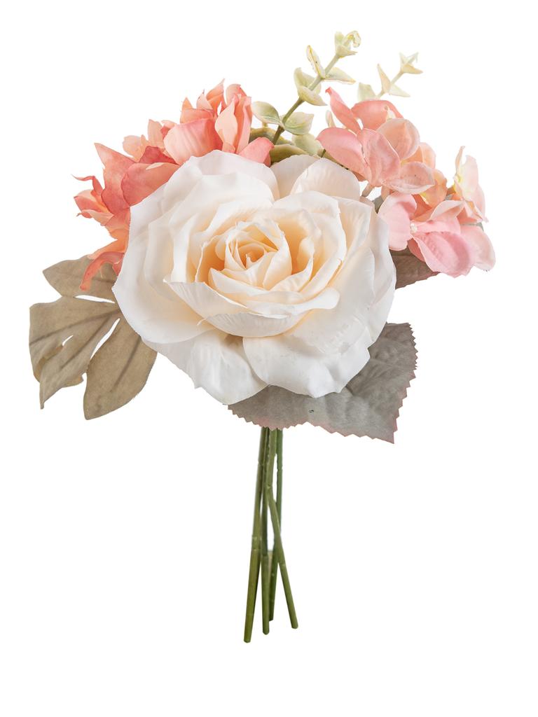 Rose Peony Silk Bouquet Artificial Flowers Wedding Home Room Ornamental Flowerpot Decora Valentine's Wreath Diy Gift Accessories