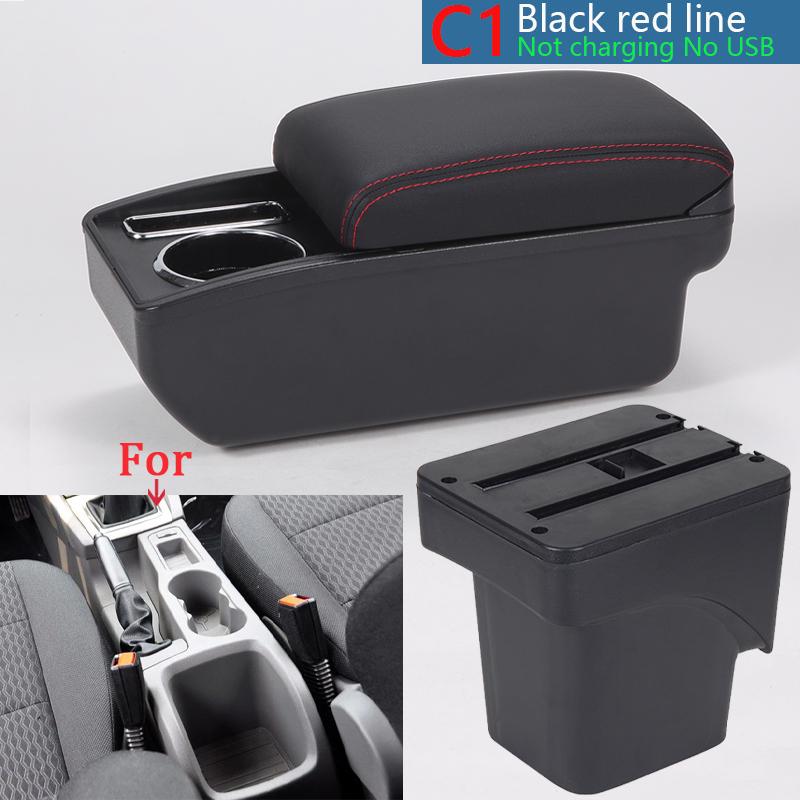 For Ford Focus 2 Armrest Box For Ford Focus Mk2 Car Armrest Accessories Dedicated Interior Details Retrofit Parts Storage Box