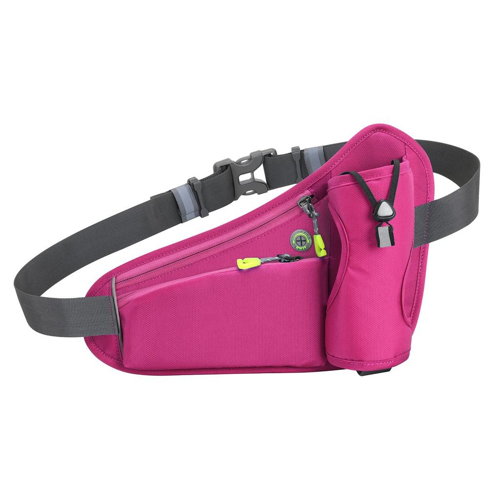 Sports Hydration Belt Bag Running Belt Waist Pack Bum Bag with Water Bottle Holder for Men Women