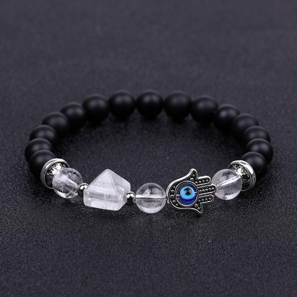 

Маленький браслет с бисером и демоническим глазом для женщин, модные украшения, корейский стиль, ремешок для руки, плетеный браслет