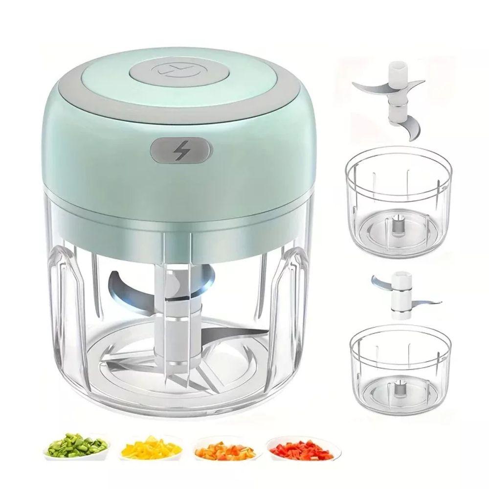 USB Rechargeable Garlic Masher Machine Mini Condiment Grinder Electric Food Chopper Chili