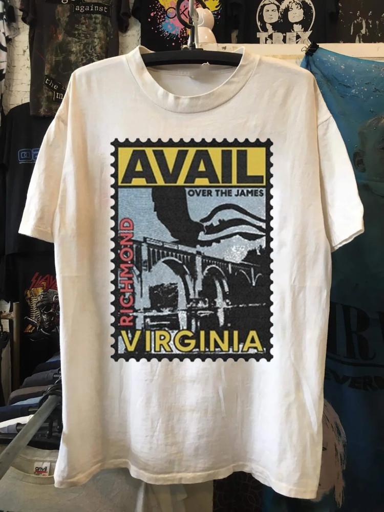 

Vintage Avail Band Over the James Shirt Unisex Concert S to 5XL SN333 Unisex T-Shirt L