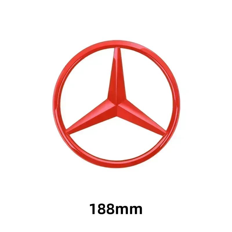 Car Sticker For Benz 1pcs 188mm 210mm ABS Car Front Grille Badge Sticker For Mercedes Benz AMG Class W204 W205 W203 W206 W220 W2