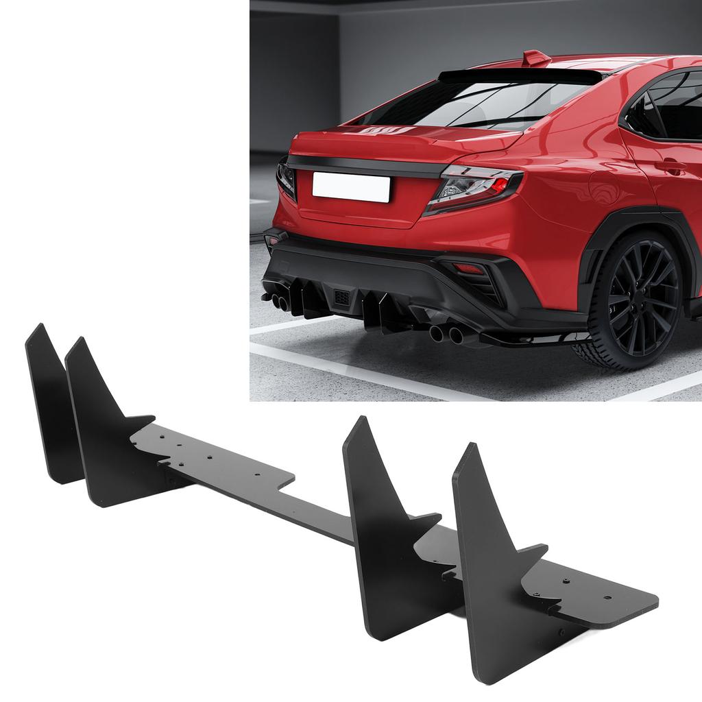 Spor Görünüm Geliştirilmiş Aerodinamik Arka Tampon Lip Spoiler Arka Tampon Lip Gövde Kiti WRX STI 2022 ve Sonrası için Hafif