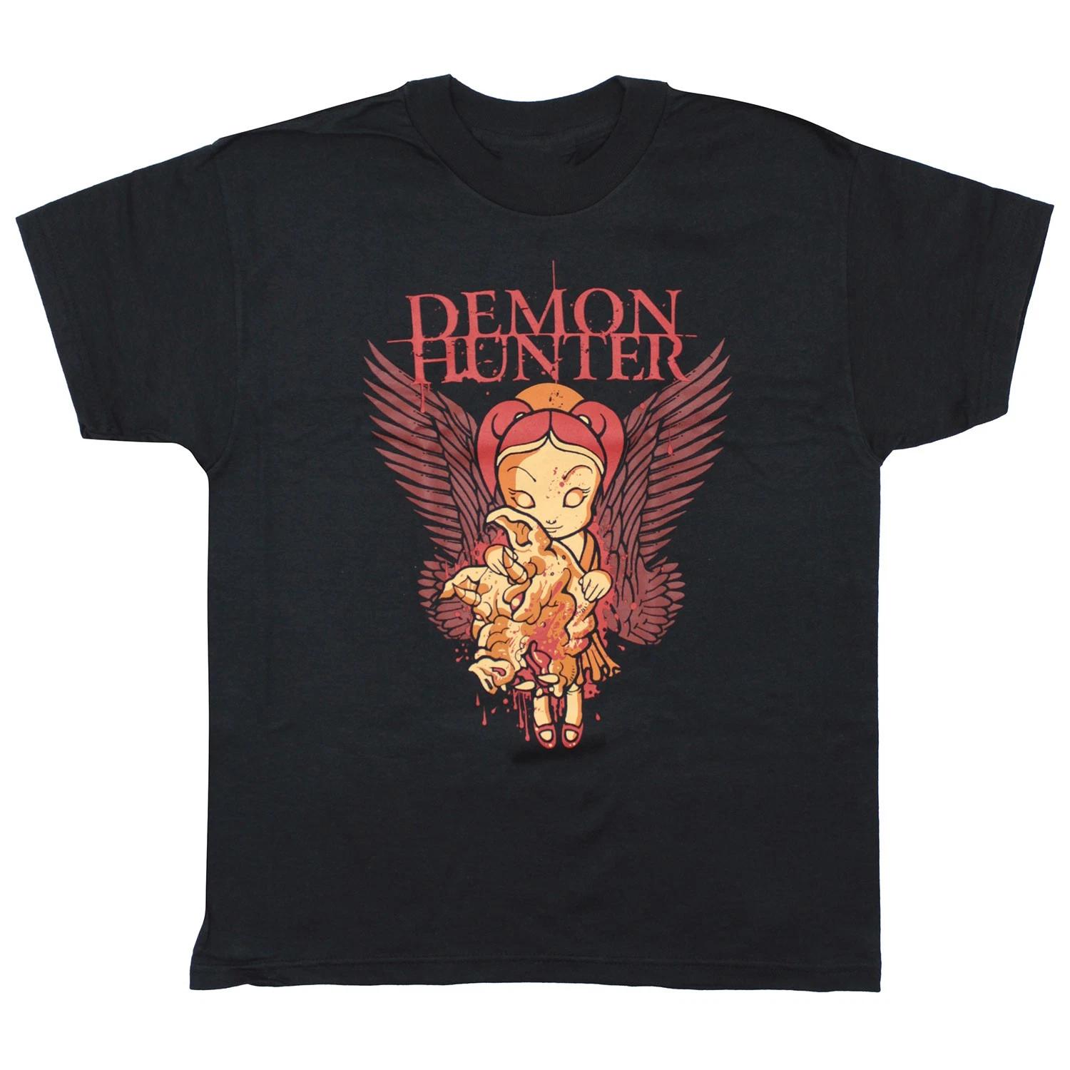 Boys Demon Hunter T-shirt Youth Medium Black XXXXL