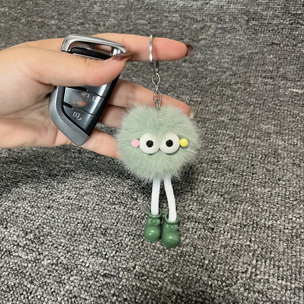 High Value Long Leg Glasses Plush Pendant Small Couple School Event Gift Keychain