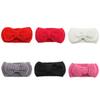 Sweet Children Bowknot Hair Band Knitted Headband Kids Toddler Infant Headdress Accessories