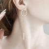 Yinchun S925 Sterling Silver Tassel Earrings for Women - Long, Versatile Ear Cuffs with Unique Niche Design, 2022 Arrival.