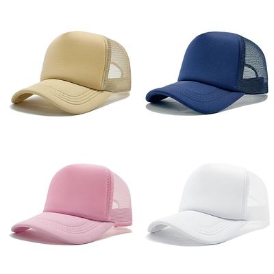 Trucker Hats Men Women Mesh Hats Sports Team Baseball Caps Summer Outdoor Adjustable Sun Hat Snapback Adult Mountaineering Hat