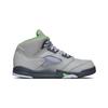 Air Jordan 5 Retro PreSchool 'Green Bean' 2022 (Unisex) Silver / Green Bean / Flint Grey Kids' Basketball Shoes DQ3735 003