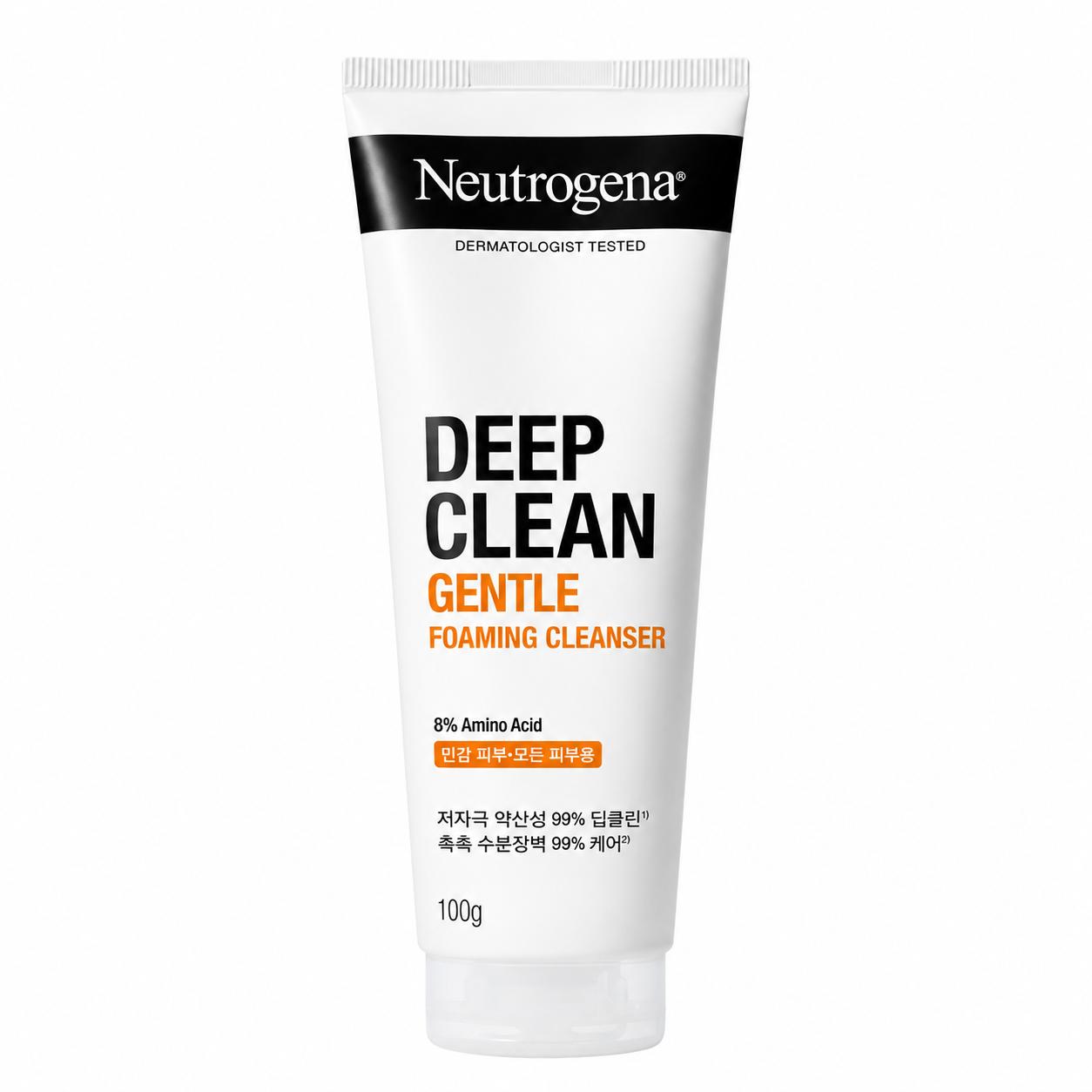 Neutrogena Deep Clean Gentle Foaming Cleanser 100g Mild Hydrating Korean Facial Cleanser фото