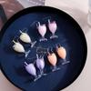 Modische Harz 3D Getränkebecher Hängeohrringe für Damen Mädchen Bier Milchtee Eiscreme Dangle Ohrringe Schmuck Geschenk