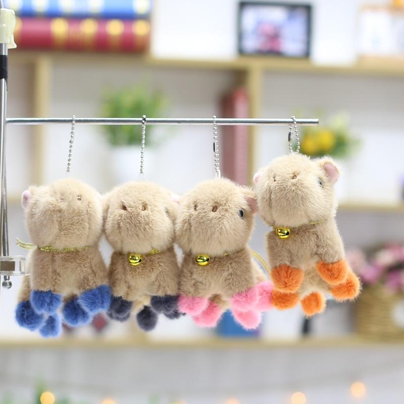 Urocza Lalka Kucyka Bell Prezent dla Dzieci Mała Zawieszka Lalka Urocza Para Akcesoria do Plecaka Lalka Przedszkolna