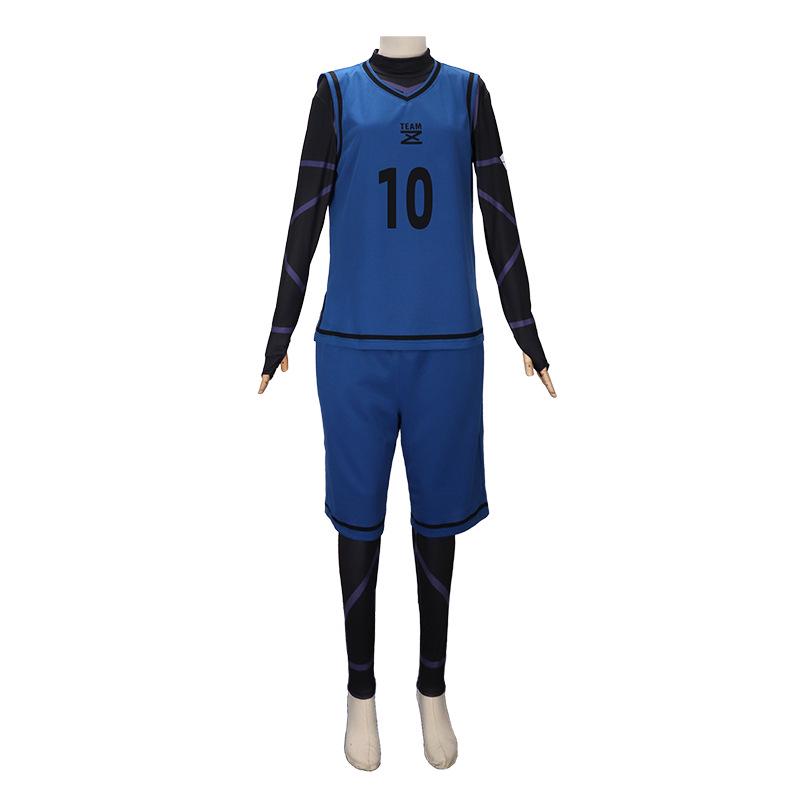 Blue Lock Anime Cosplay Jersey: Kiyoshi Ichi, Meguru Bachira, Hyoma Chigiri, Rensuke Kunigami