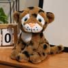 Sitting Simulated Leopard Plush Toy Fluffy Animals Stuffed Toys  Children Toys