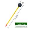 Glass Fish Tank Thermometer with Suction Cup for Accurate Water Temperature Measurement