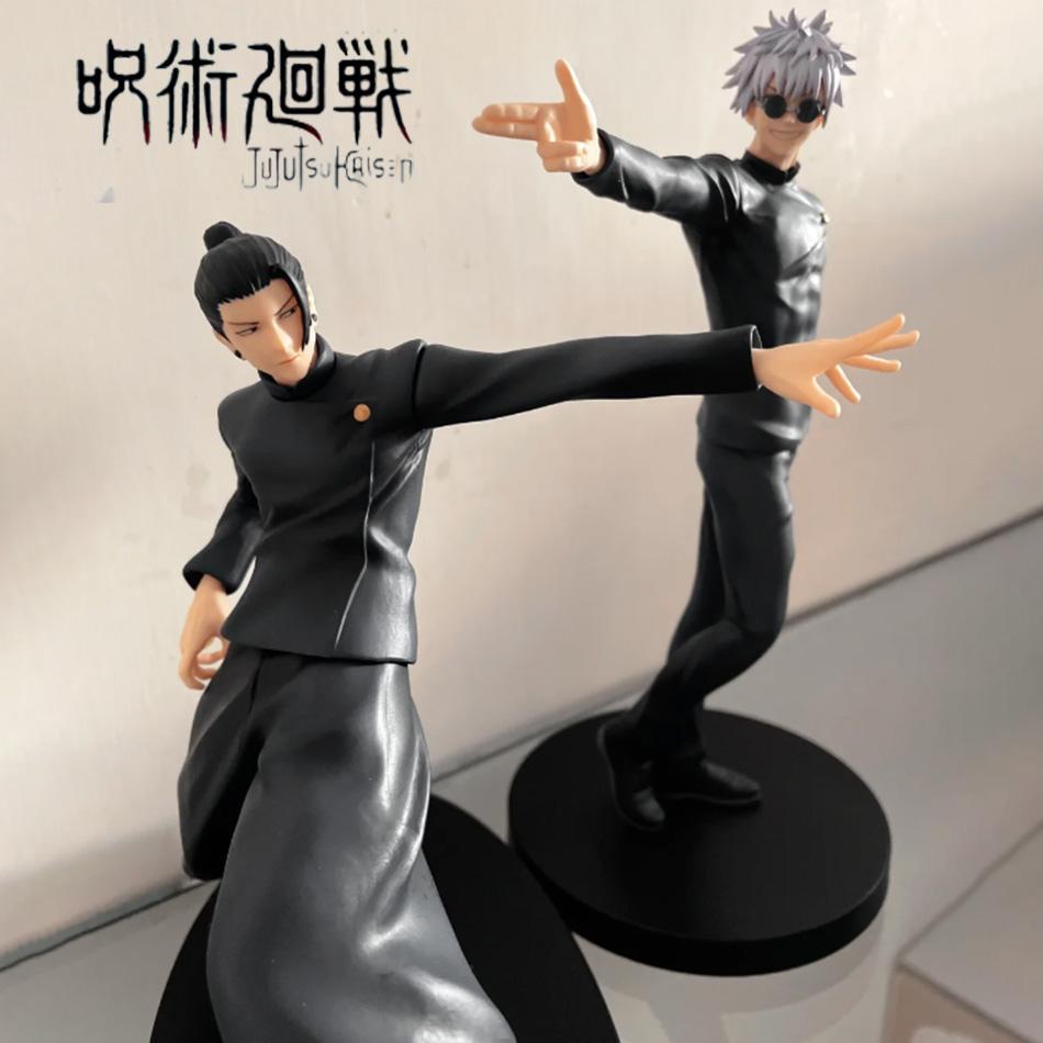 JJK Jujutsu Kaisen Anime Figure Noodle Stopper 18CM Satoru Gojo 14.5CM Geto Suguru Action Figure PVC Collection Model Toys Gifts