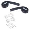 Deck Mount Ice Chest Securing Tie Down Kit with Buckle Straps, 2m Nylon Webbing and Stainless Steel Hardware